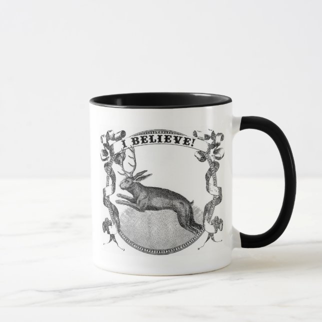 Jag tror (Jackalope) Mugg (Höger)