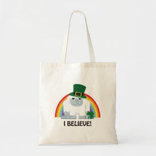 Jag tror! Leprechaun Yeti Tygkasse