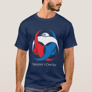Jag tror mig kan flyga (färg) t shirt
