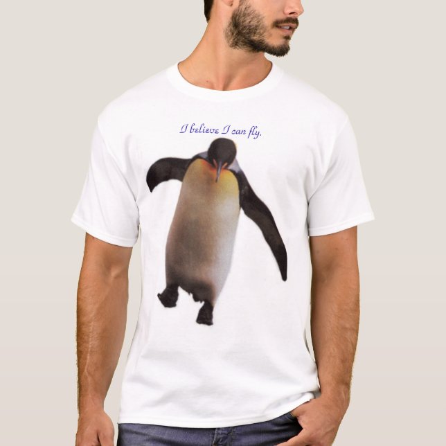 Jag tror mig kan flyga t-shirt (Framsida)