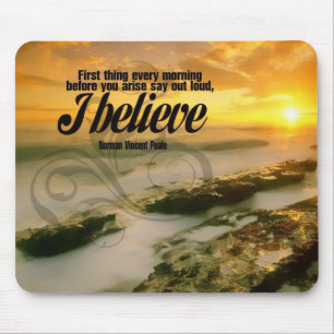 Jag tror Motivational Mousepad Musmatta