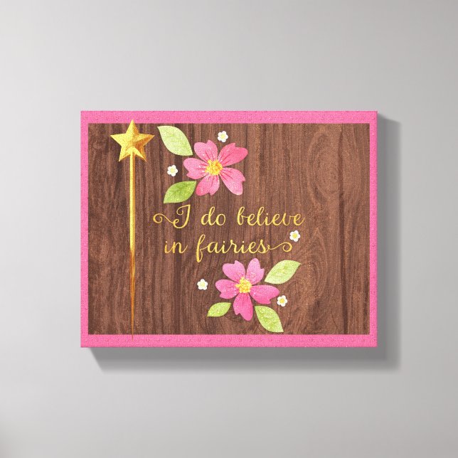 Jag tror på Älvor Canvas (Framsida)