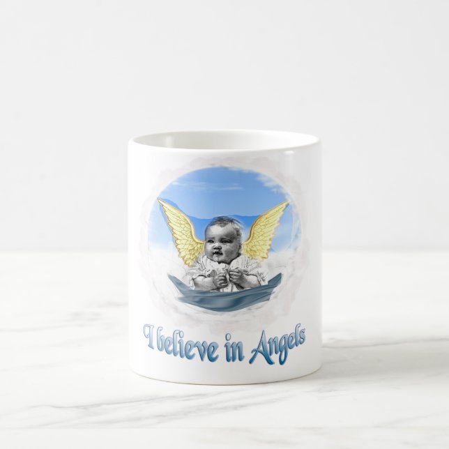 Jag tror på Änglar Kaffemugg (Center)