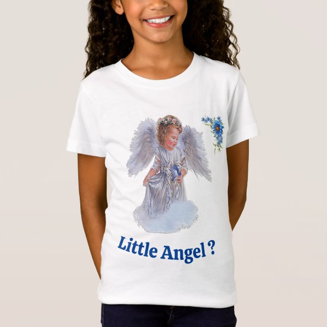 Jag tror på Änglar T Shirt (Framsida)