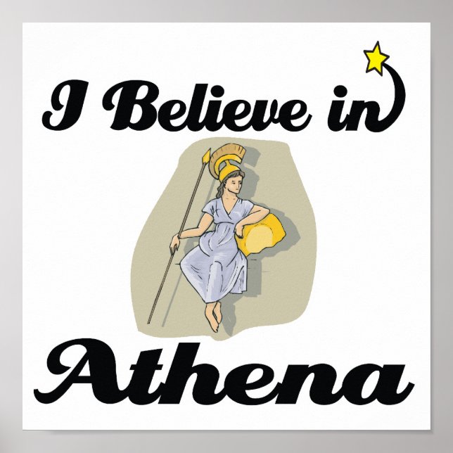 Jag tror på Athena Poster (Framsidan)
