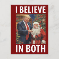 Jag tror på båda lägenheterna Santa Tee Funny