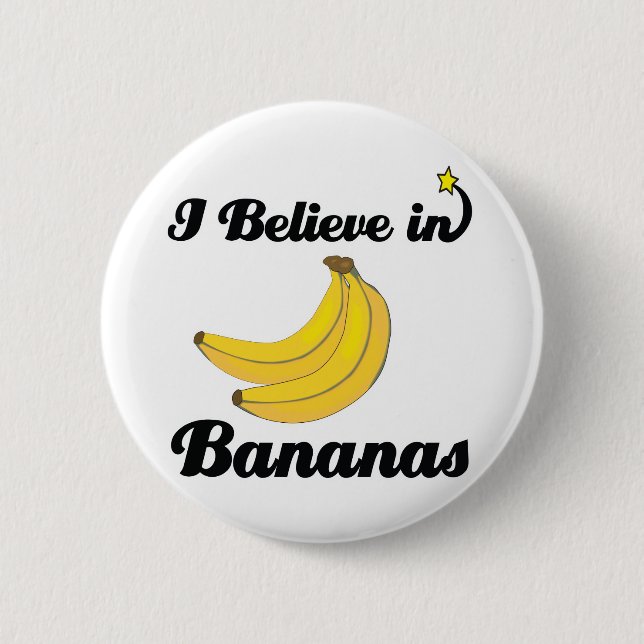 jag tror på bananer knapp (Framsida)