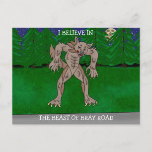 Jag tror på Beasten Bray Road Vykort