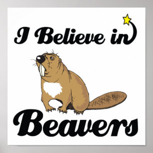 Jag tror på beavare poster