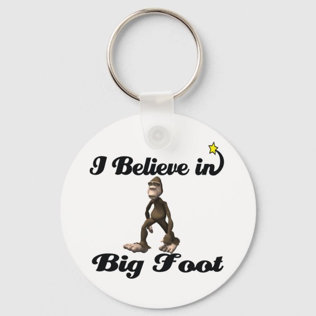 jag tror på big foot nyckelring (Framsida)