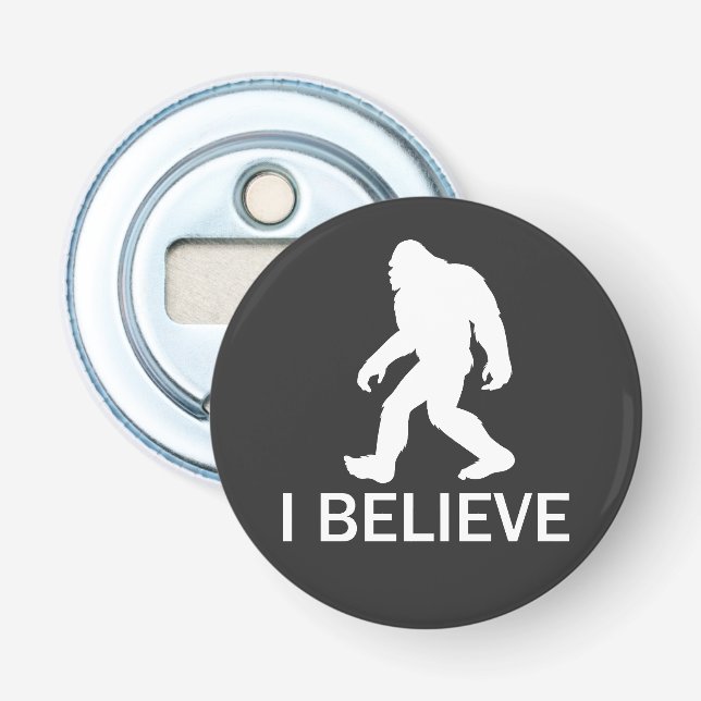 Jag tror på Bigfoot Flasköppnare (Framsidan)