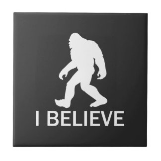 Jag tror på Bigfoot Kakelplatta