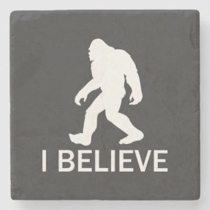 Jag tror på Bigfoot Stenunderlägg