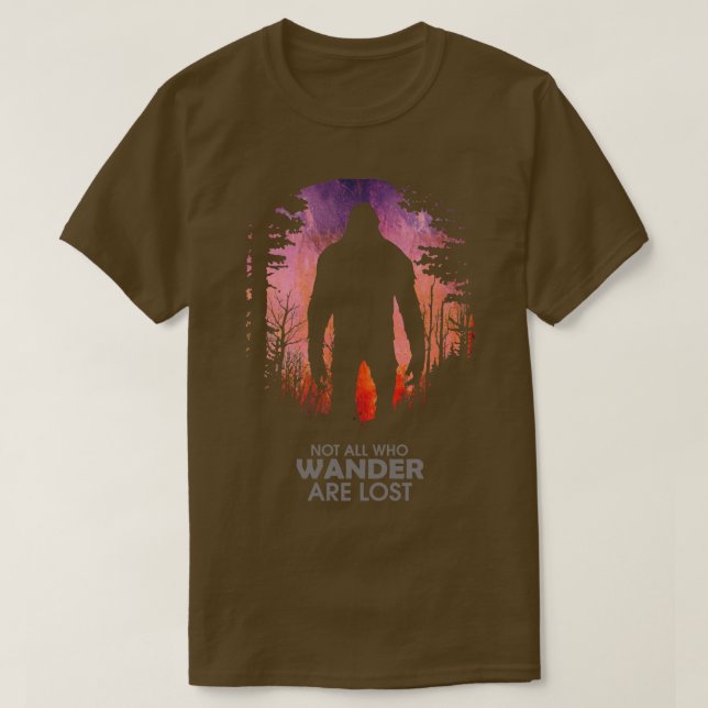 Jag tror på Bigfoot T Shirt (Design framsida)
