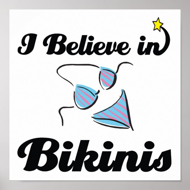 Jag tror på bikinis poster (Framsidan)