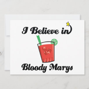 Jag tror på blodiga marys