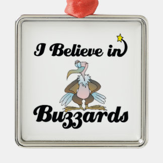 Jag tror på buzzerna julgransprydnad metall