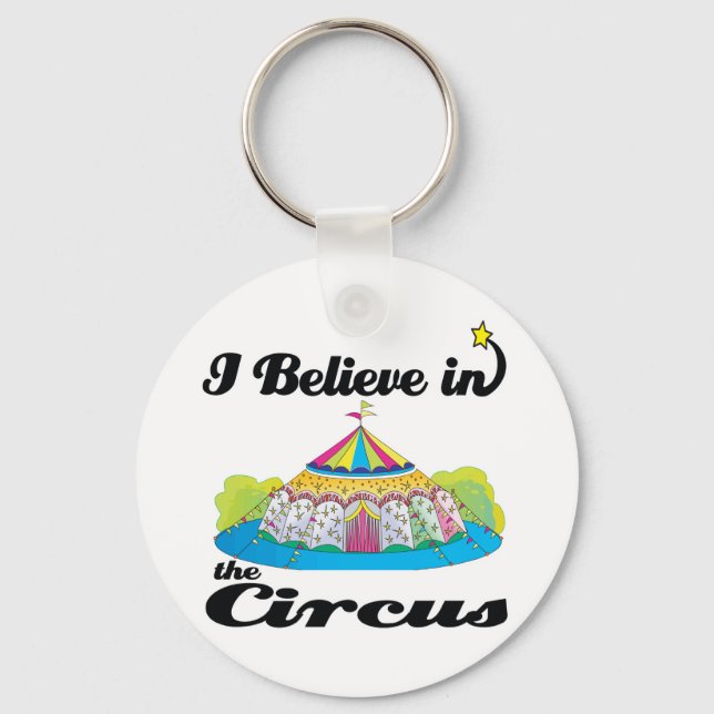 jag tror på cirkus nyckelring (Framsida)