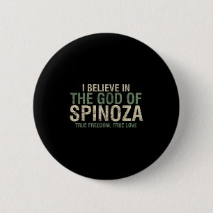 Jag tror på Coolan Spinoza Philosopher Q Knapp