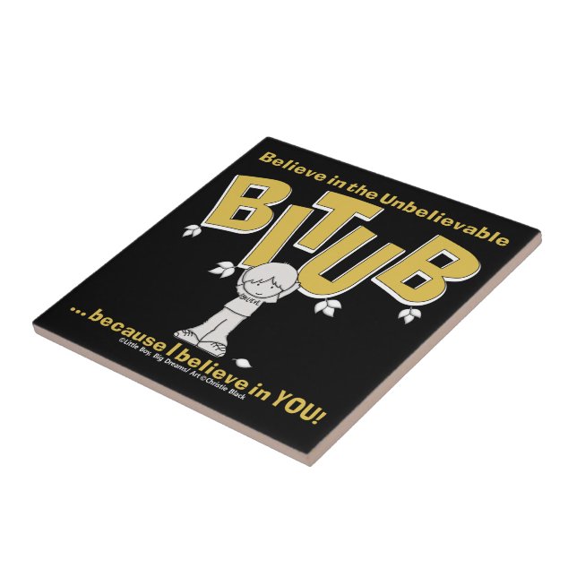 Jag tror på dig! kakelplatta (Sidan)