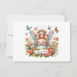 Jag tror på dig. tack kort