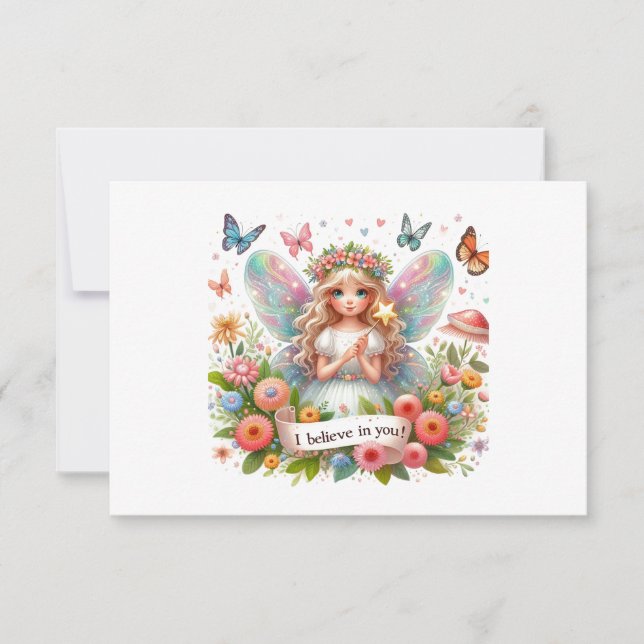 Jag tror på dig. tack kort (Framsida)