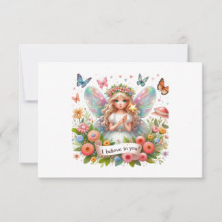 Jag tror på dig. tack kort