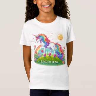 Jag tror på din enhörning t shirt