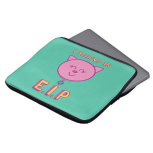 Jag tror på E.I.P Laptop sleeve