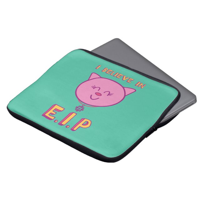 Jag tror på E.I.P Laptop sleeve (Framsida topp)