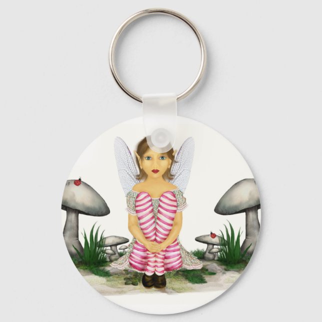Jag tror på Fairy Keychain Nyckelring (Framsida)