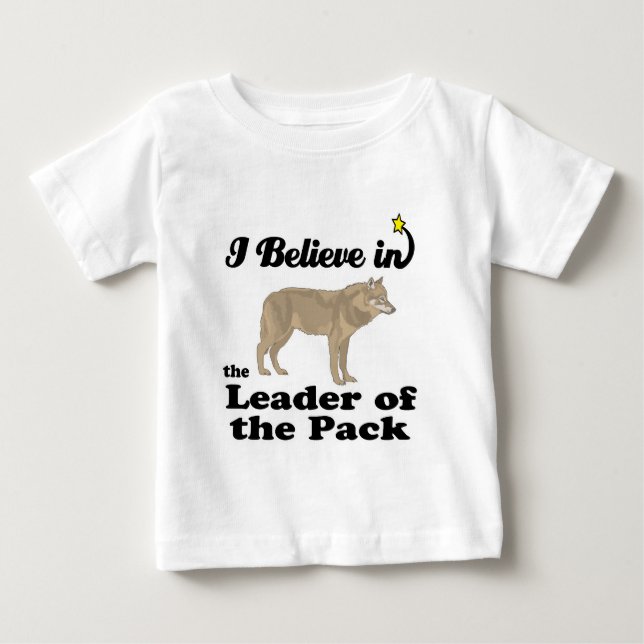 Jag tror på förpackningens ledare tee (Framsida)