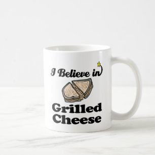 Jag tror på grillad ost kaffemugg
