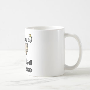 Jag tror på grillad ost kaffemugg