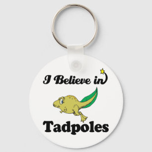 Jag tror på grodyngel nyckelring