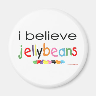 Jag tror på Jelly Beans Magnet