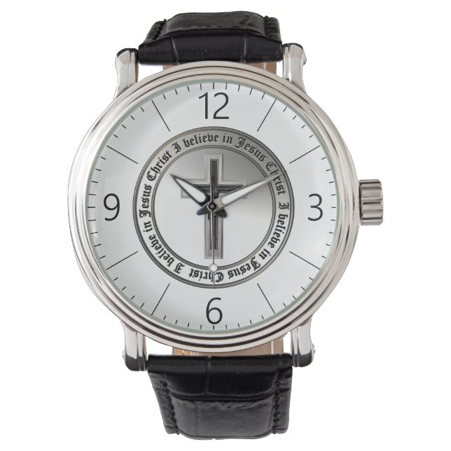 Jag tror på Jesus Kristus Armbandsur (Framsida)