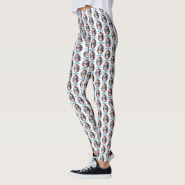 Jag tror på Jultomten Graffiti Stil Design Leggings