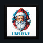 Jag tror på Jultomten Graffiti Stil Design Minnesask<br><div class="desc">Min graffiti-design säger allt: Jultomten är inte bara en myt,  han är generös och kärlek som lever vidare i våra hjärtan. Låt oss sprida glädjen och behållan till den ge levande andan hela året. 🎅 🎁 ❤</div>