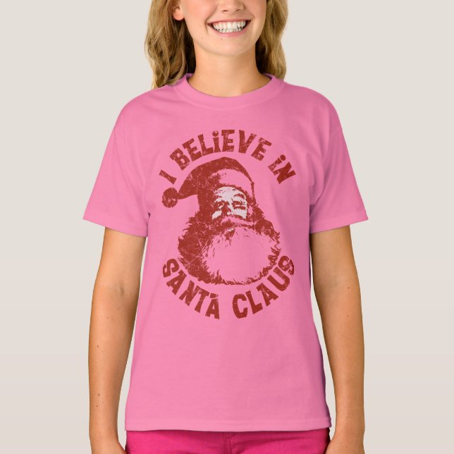 Jag tror på Jultomten Shirt T (Framsida)