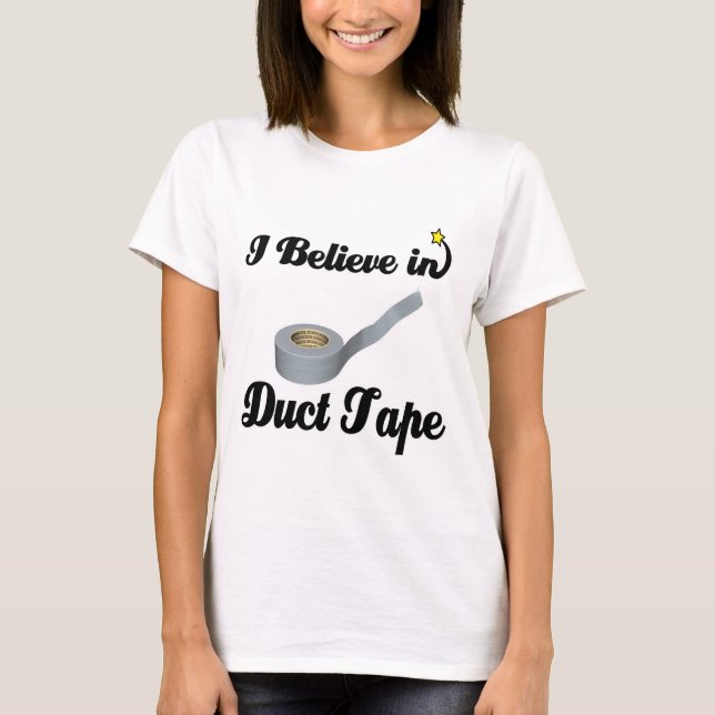 Jag tror på kanaltejp t shirt (Framsida)