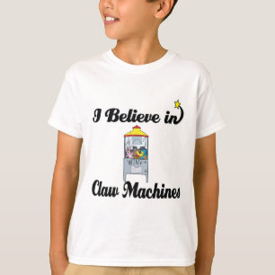 Jag tror på klo maskiner t shirt