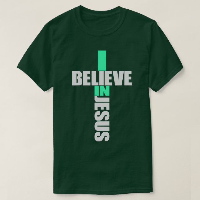 Jag tror på kristendomen Jesus Kor T Shirt (Design framsida)