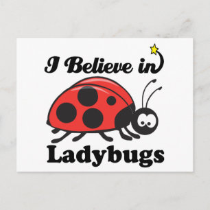 Jag tror på ladybugs vykort