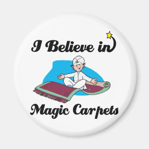 Jag tror på magiska mattor magnet