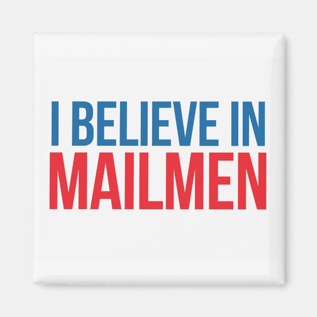Jag tror på Mailmen Magnet (Framsidan)
