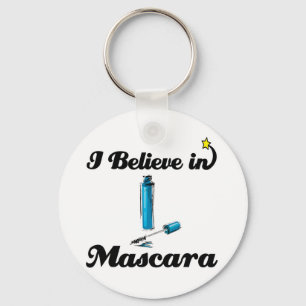 Jag tror på mascara nyckelring
