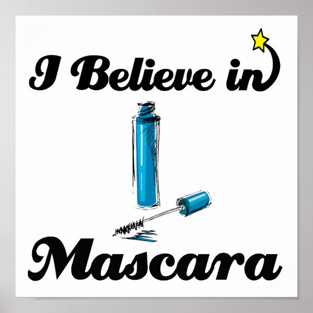 Jag tror på mascara poster (Framsidan)