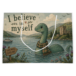 Jag tror på mig själv fantasifull Loch Ness Monste