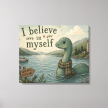 Jag tror på mig själv fantasifull Loch Ness Monste